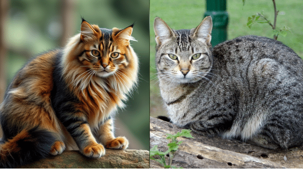 Norwegian Forest Cat vs. Domestic Cats