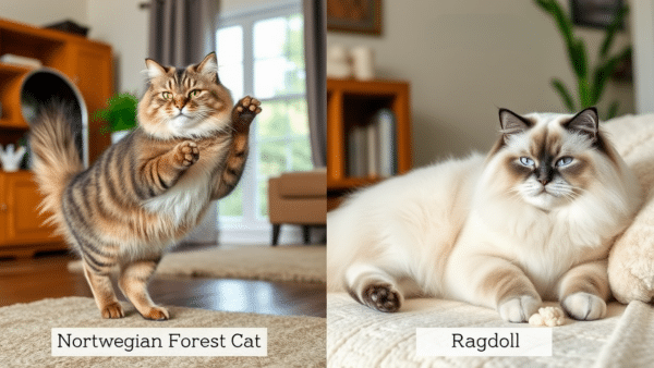 Norwegian Forest Cat vs. Ragdoll