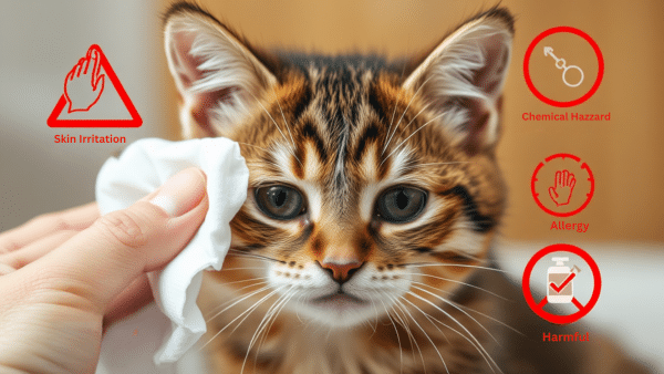 Why Baby Wipes Aren't Ideal for Cats